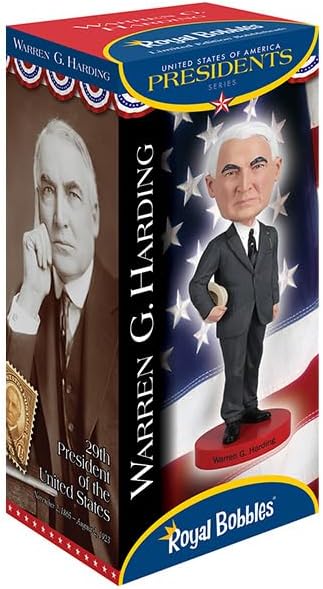 Royal Bobbles Warren G. Harding 29th President of The United States Collectible Bobblehead Statue