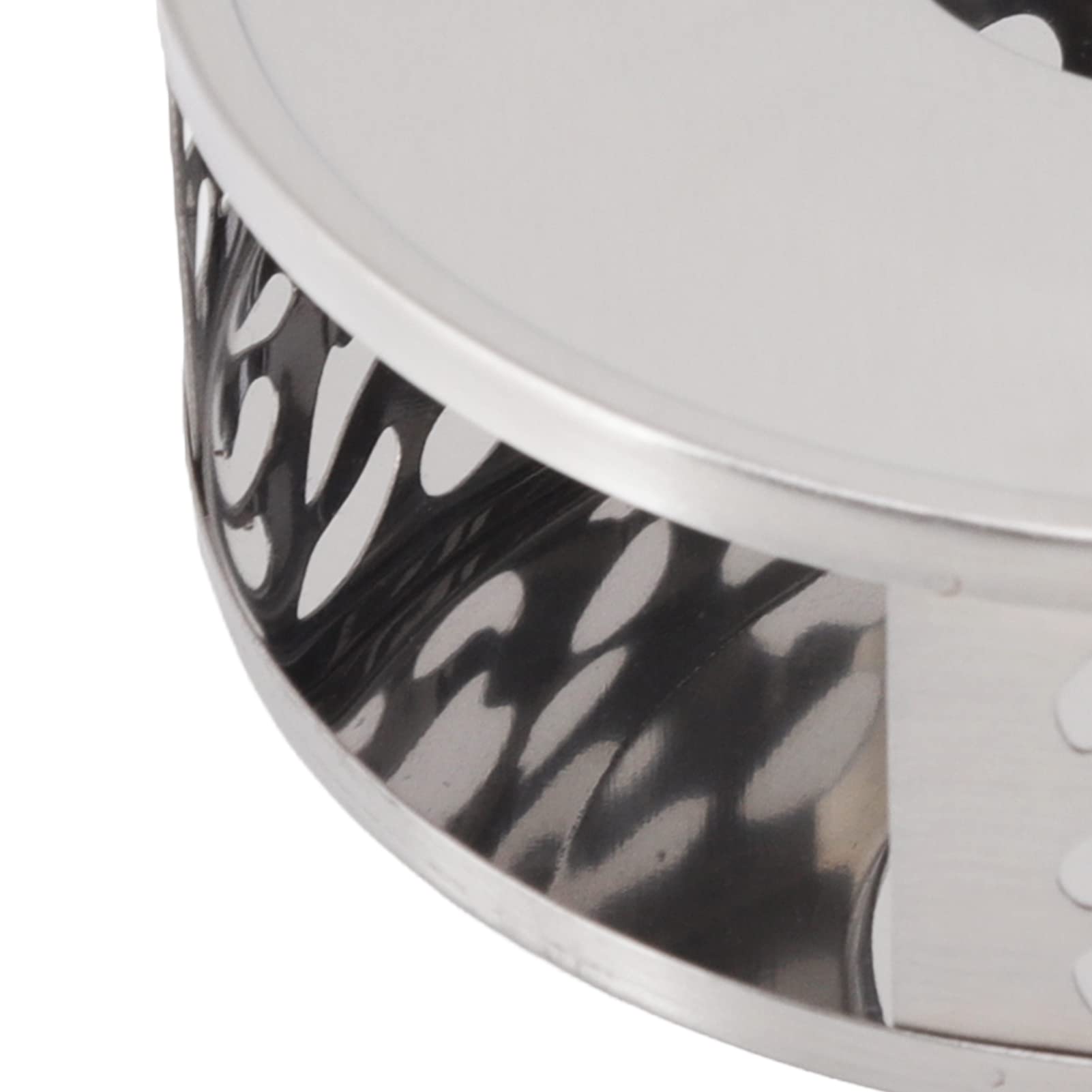 Teapot Heater Stainless Steel Ventilation Hole Design Hollow Teapot Warmer for Home (Irregular Hole)