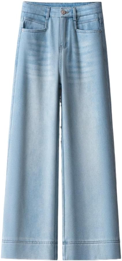 Womens Spring Loose Pants Showing Long Legs Jeans