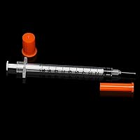 Vista 6 de 29G 1cc 1/2" Jeringa con aguja - Paquete individual desechable - 100