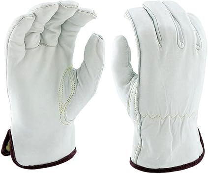 مفك إبهام Keystone من جلد الأغنام من الدرجة القياسية West Chester 9110/XL، مع بطانة قطع وخياطة ANSI A4. زوج