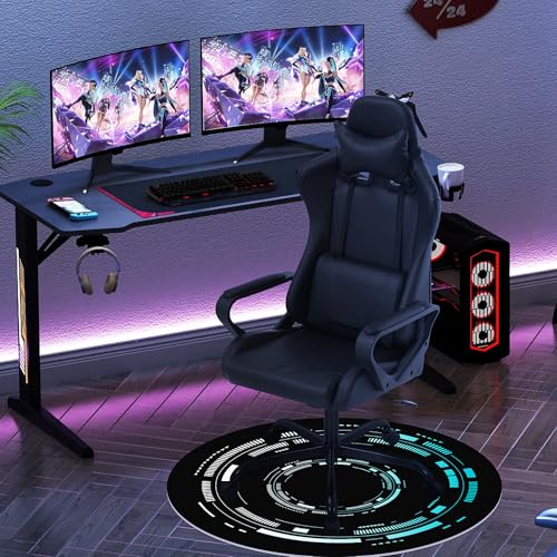 High-Back Racing Gaming Office Chair with Lumbar Support