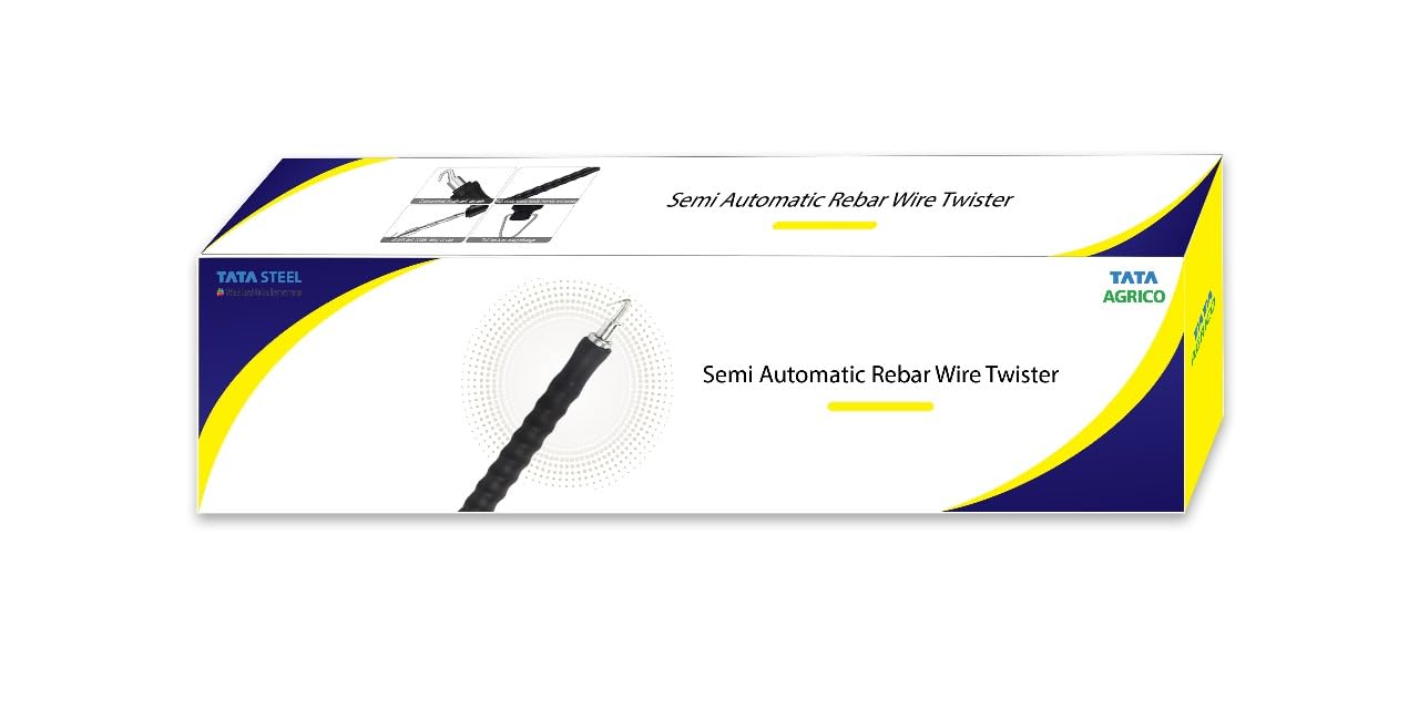 TATA AGRICO-Semi Automatic Fast Rebar Wire Twisting Machine, Concrete Slab Work Metal Wire Twister Fence Like Cutting Pliers Pull Tie Tool 30cm Long (B0D2DCF6Z1) Amazon Price History, Amazon Price Tracker