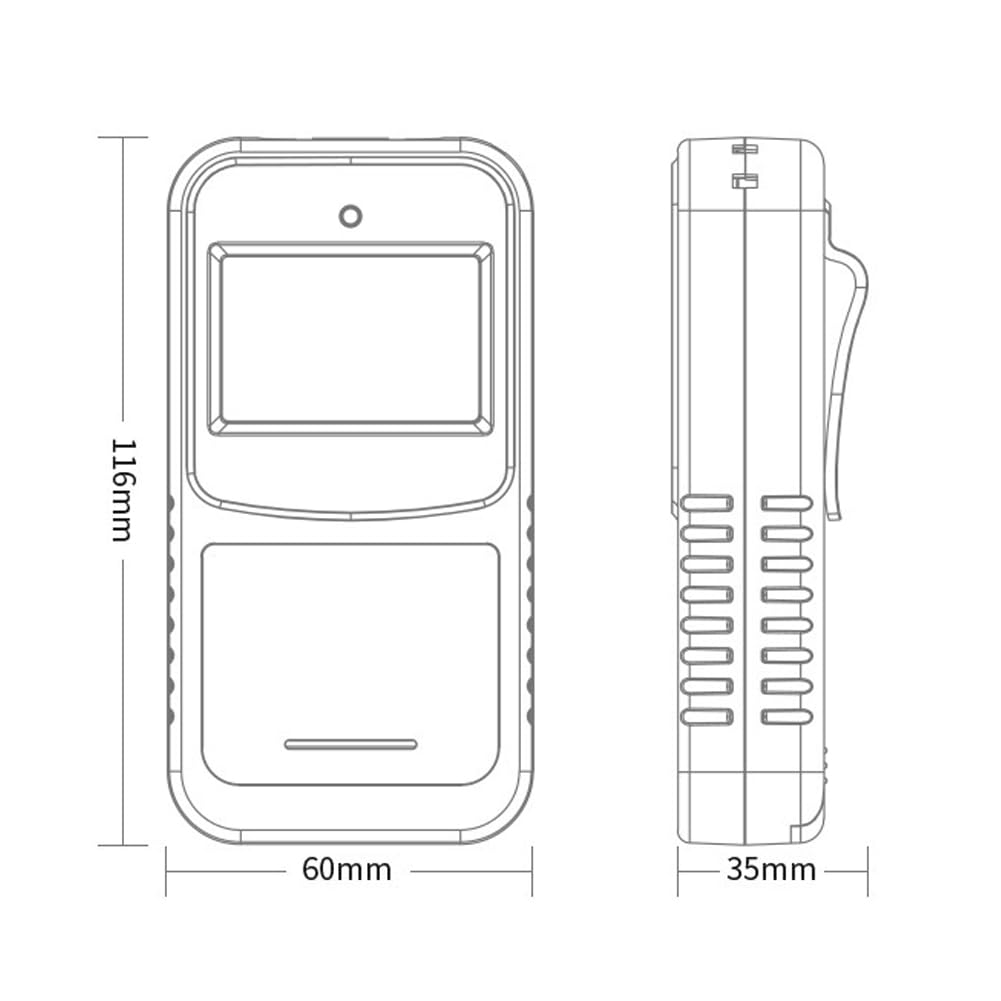 Detector de radiación, dosímetro personal, contador portátil, detector de radiación, FS-600 USB, probador de radiación de mano, dosímetro de mármol, blanco