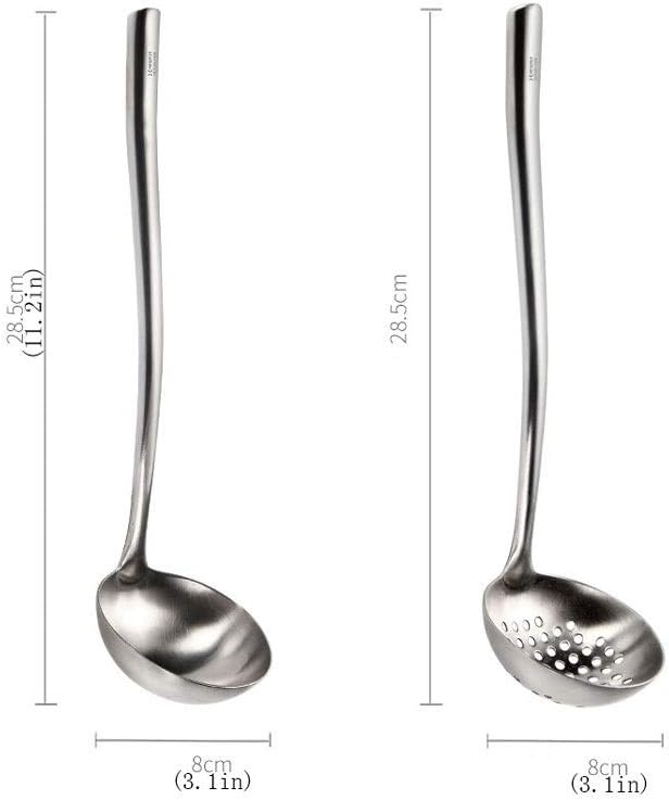 Soup Ladle - Hot Pot Soup Spoon Home Thickened Long Handle Spoon Gravy Ladle,Can Be Used in Kitchen, Restaurant, Hotel Practical Gadget/1 Pack/a