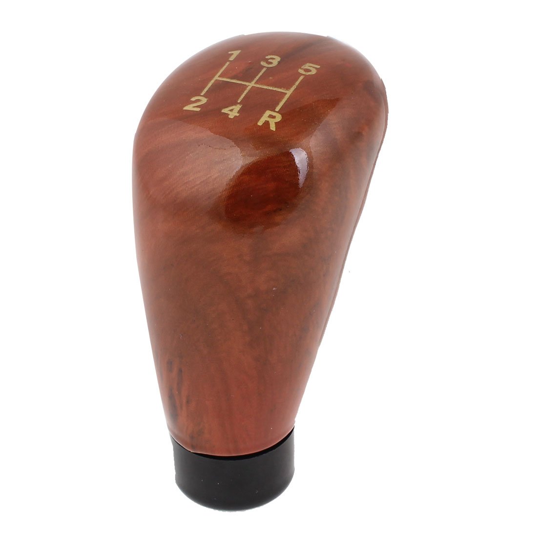 Qtqgoitem Brown Universal Manual 5 Speed Car Gear Shif Knob (model: fdd 6d0 4f9 c22 4ab)