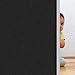 Produktbild Rwest X Fensterfolie Selbsthaftend Blickdicht Sichtschutzfolie Fenster Milchglasfolie Statische Fensterfolien Anti-UV Folie Für Zuhause Badzimmer oder Büro,Schwarz,90 X 200 CM