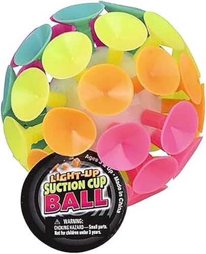Miniatura 3 de Chochkees Bolas de lanzamiento con ventosa iluminadas, recuerdos de fiesta para niños y niñas, bola de 3 pulgadas (3.000 in)