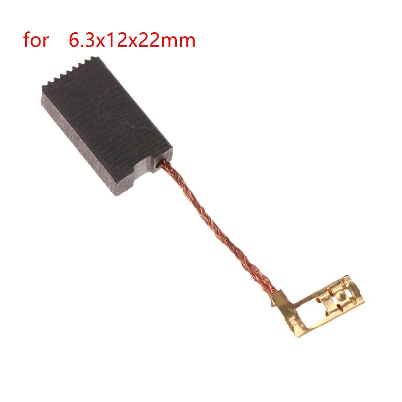 Spazzole Di Carbone Da 10 Pezzi 6,3x12x22mm Compatibili Con Mini Trapano Elettrico