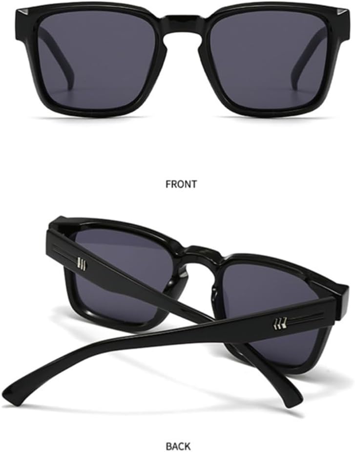 Fashion Square Sunglasses Women Shades Uv400 Retro Rivets Men Trending Sun Glasses image 3