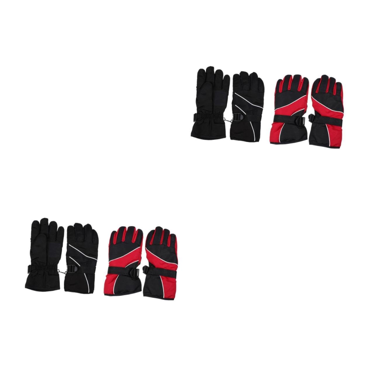 4paare Winterhandschuhe Für Und wasserdichte Winddichte Und rutschfeste Skihandschuhe Für Outdoor-aktivitäten Wie Radfahren Laufen Und Angeln