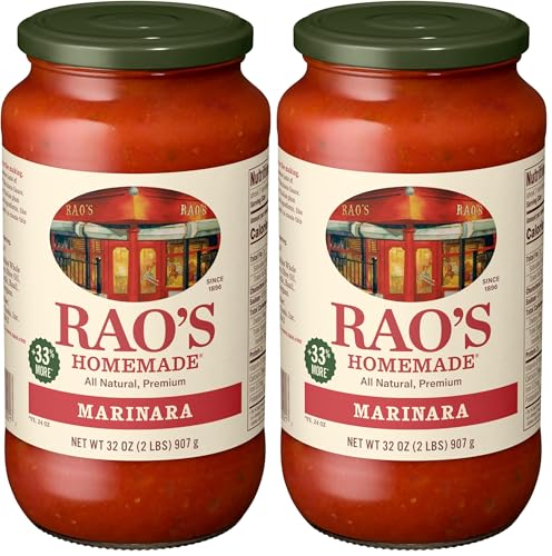 Image of Rao's Homemade Marinara Sauce Made with Italian Tomatoes, 32 oz (Pack of 2)