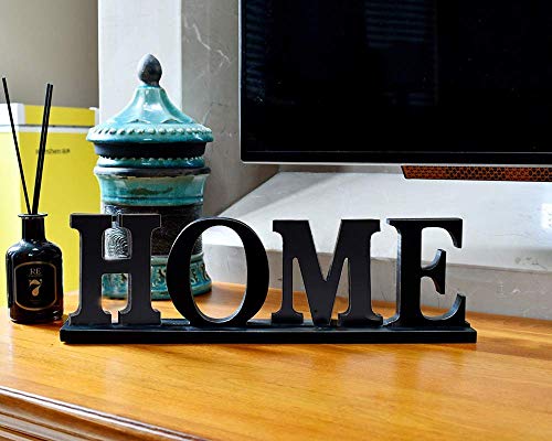 E-view Wooden Family Sign for Home Decor - Decorative Letters Tabletop Word Plaque Home Décor Accents Home - Thumbnail 6