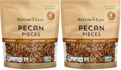 Nature's Eats, Pecan Pieces, 16 Oz (Pack of 2) image 5