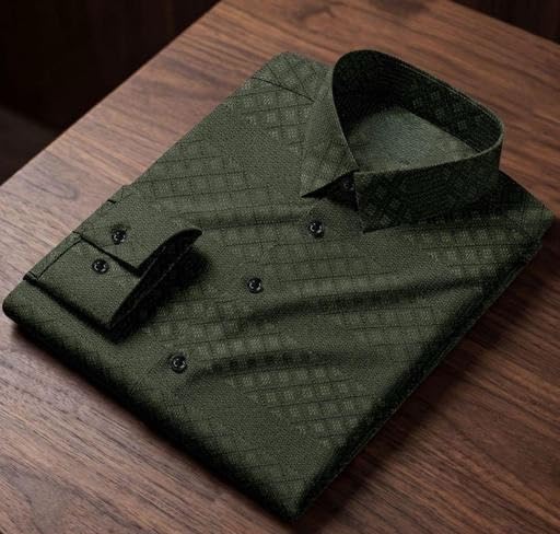 Image of TH BROTHER Men Casual Solid Collared Buttondown Shirt Comfortable Breathable Regular Fit Stylish Modern Daily Outfit