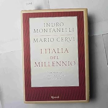 Hardcover L'Italia del millennio: Sommario di dieci secoli di storia (Collana storica Rizzoli) (Italian Edition) [Italian] Book