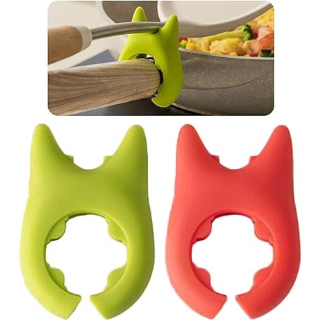 2 PCS Spoon Rest for Pot, Silicone Spoon Pot Pan Holder Spatula...
