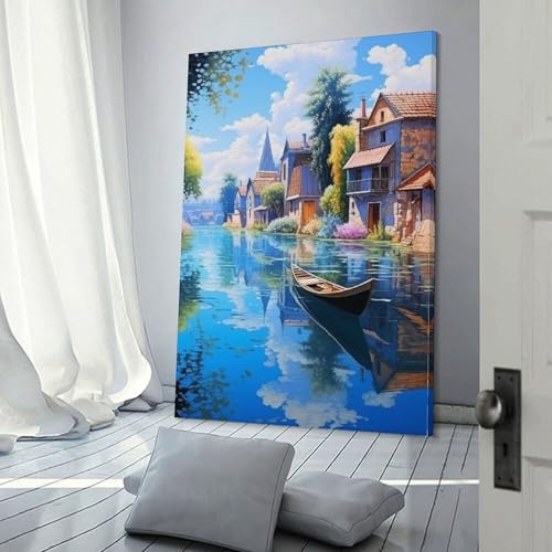 Impression toile Venise pour habiller un mur vide et illuminer une pièce sombre
