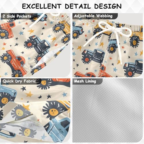 panksolu Boys Swim Trunks Quick Dry Kids Swim Shorts Toddler Shorts Beach Board Shorts Boys Swim Shorts3