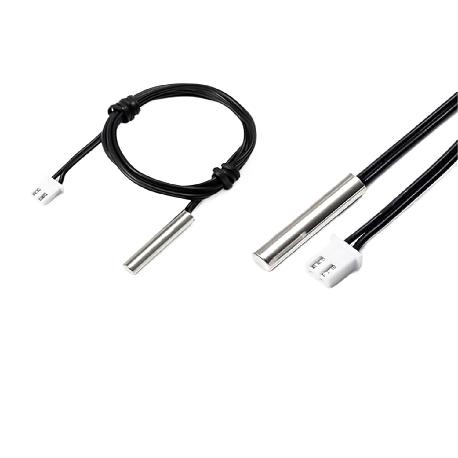 3950 NTC Thermistor Temperature Sensor Waterproof Probe Wire 10K 1m/2m/3m/5m W1209 W1401 X5.24-2P Cable(1M)