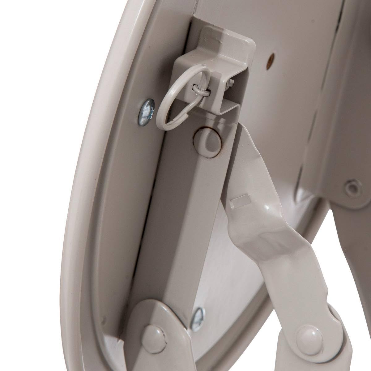 5 five simply smart 5five - Sgabello pieghevole beige - P 30 x H 45 cm, compatto e leggero - Per casa, cucina, ufficio