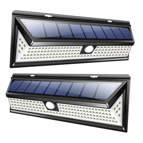 Lampe solaire extérieure 118 LED pour sécuriser le jardin et illuminer la porte d'entrée