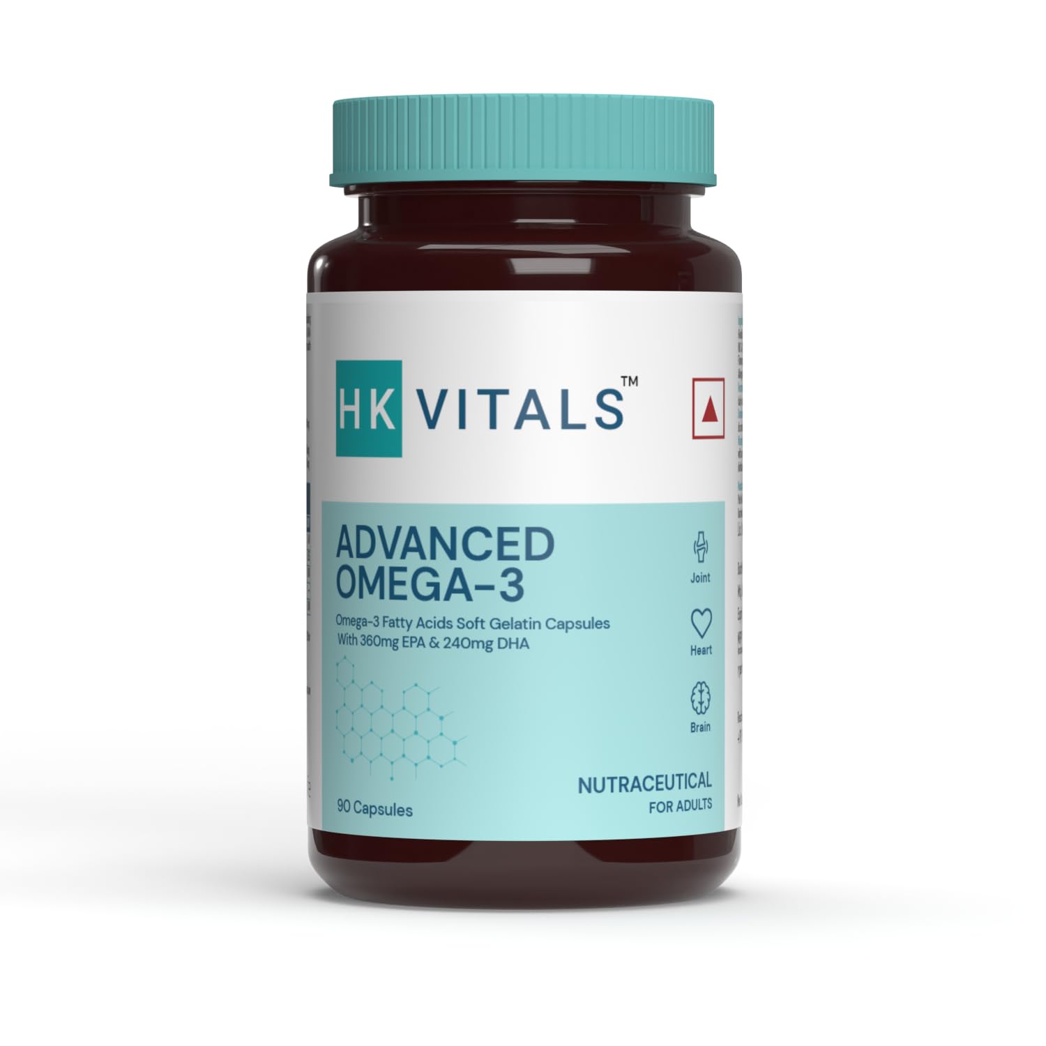 HealthKart HK Vitals Advanced Omega 3 (90 Capsules) | 1000mg Omega 3 with 360mg EPA & 240mg DHA, Double Strength Fish Oil | For Brain, Heart and Joint Health (B08SHG7DPX) Amazon Price History, Amazon Price Tracker