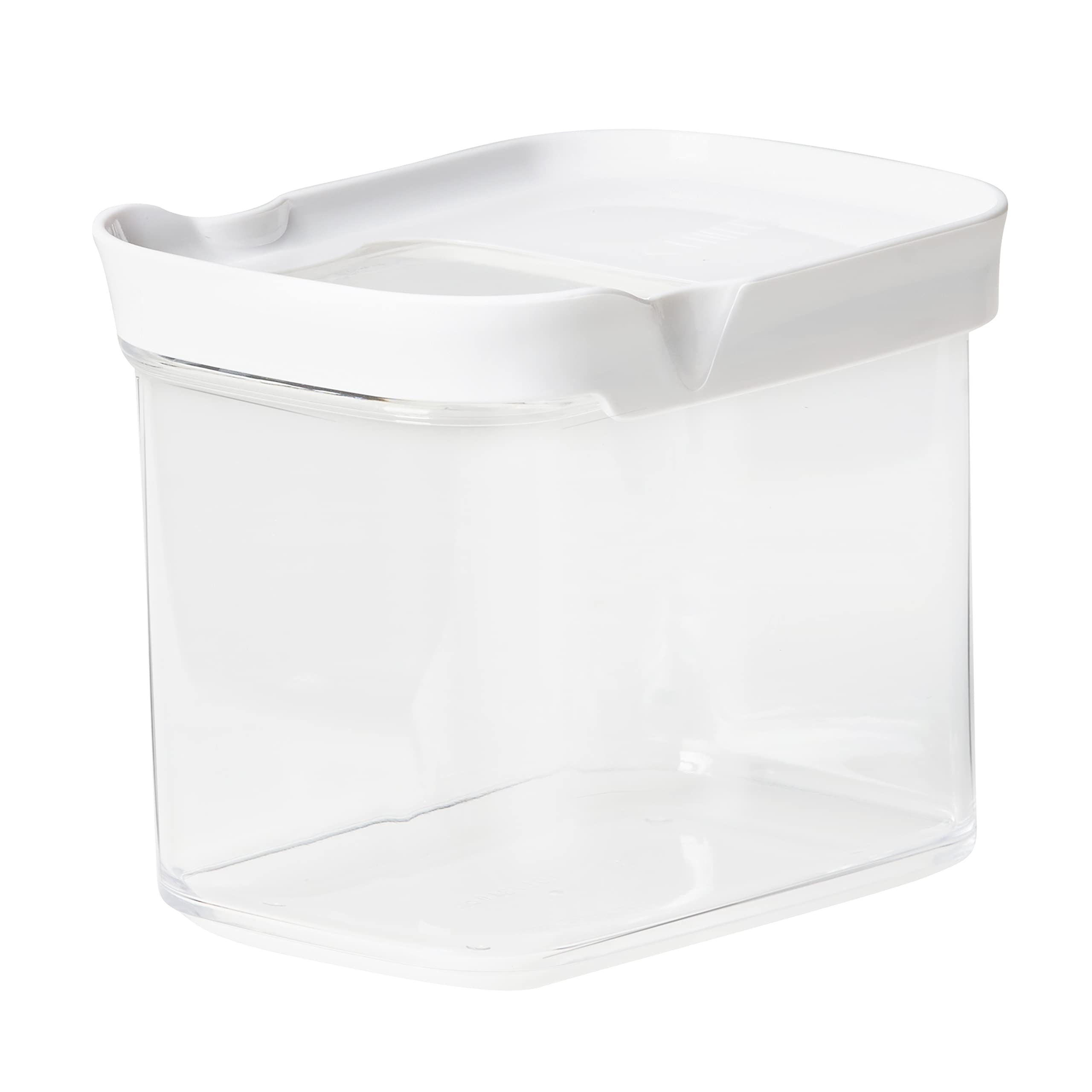 Emsa N11419 Optima Storage Container 1 Litre Rectangular Sliding Lid Ideal for Portioning 100% Safe/Hygienic/Safe Fresh Seal BPA Free Transparent Design 1.0 L