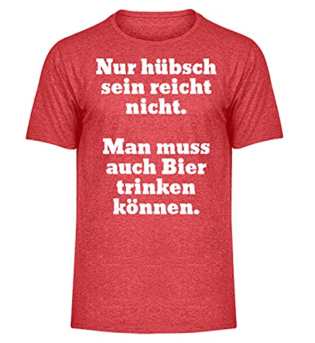 T-shirt bière homme en maille respirante taille large