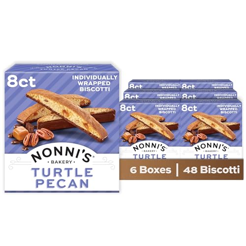 Nonni's Biscotti Turtle Pecan, 6.88-Ounce Boxes (Pack of 6)