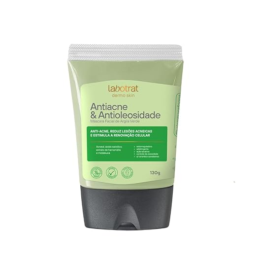 Labotrat Máscara Facial Argila Verde Antiacne - 130G