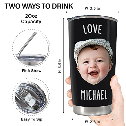 Unifury Personalized Grandpa Tumblers - Fathers Day Present For Grandpa Travel Mug - Grandfather Christmas Gift - Gifts For Granddad - Happy Fathers Day Cup - Best Grandpa Ever Photo #TOP6