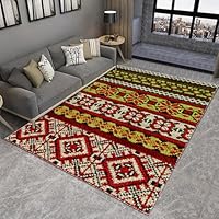 Kit Tapis Point Noué Kit De Tapis En Forme De Crochet DIY Latch Hook Kits Coussin Décoratif, Kit Crochet Debutant, Kit De Tapis Pour Décoration De La Maison Pour Enfants Et Adultes