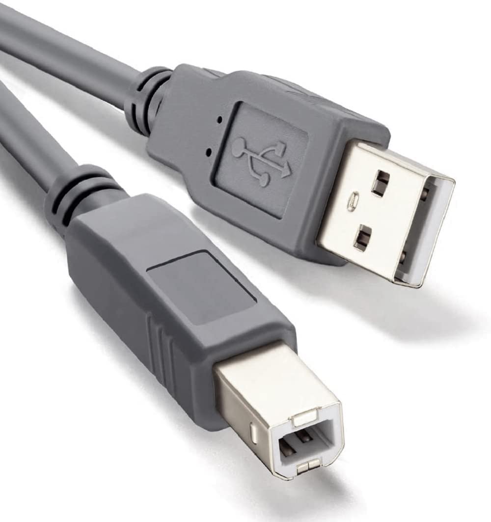 FEDUS USB 2.0 High Speed Printer Cable Scanner Cable A Male to B Male for HP, Canon, Etc.(1.5m) - Grey (B07PYWSMYY) Amazon Price History, Amazon Price Tracker