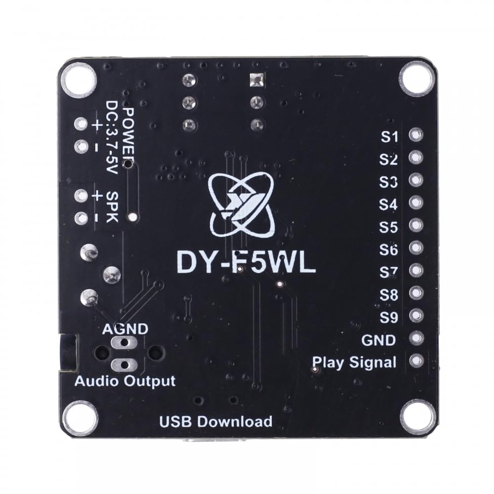 Module de Lecture Vocale Mono,Carte de Lecteur de Déclenchement DY-F5WL 5W pour Festival de Musique,Jeux de Fête,Cinéma
