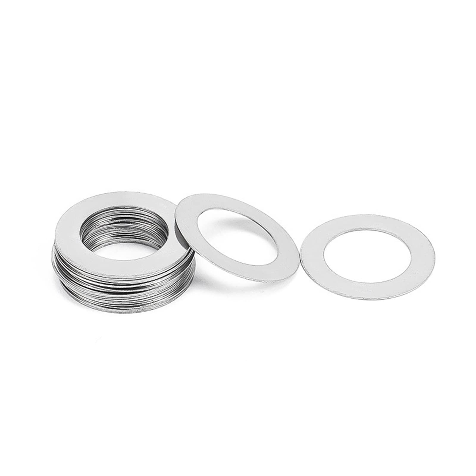Arandelas planas de acero inoxidable, arandela plana de acero inoxidable 304, paquete de 50 M3-M12 0,1-0,3 mm(T0.1mm50pcs,M5x9)