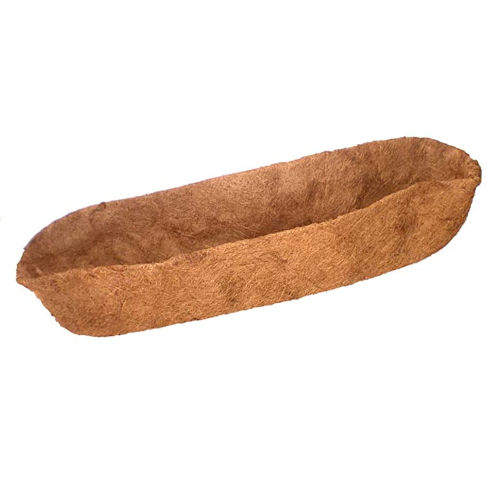 Windowbox Coconut or Coco Liner for Standard Size Baskets & Troughs - Liner is 24 Inch x 8 x 8