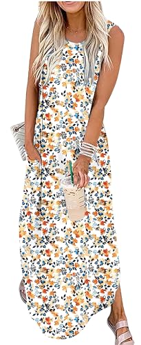 Image of CHUNTIANRAN Maxi Dresses for Women Summer Outfits Boho Beach Long Dresses Casual Sundresses Resort Wear for Women 2026