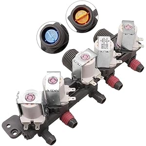 AJU73213301 AJU75152601 5221EA1008F Washer Water Inlet Valve (0EM part) with 10-year GUARANTEE 2025 UPGRADED Water Valve fits for Kenmore LG Washers WT7200CW, WT5001c*, 79631522211, WT4801CW, WT1201CW