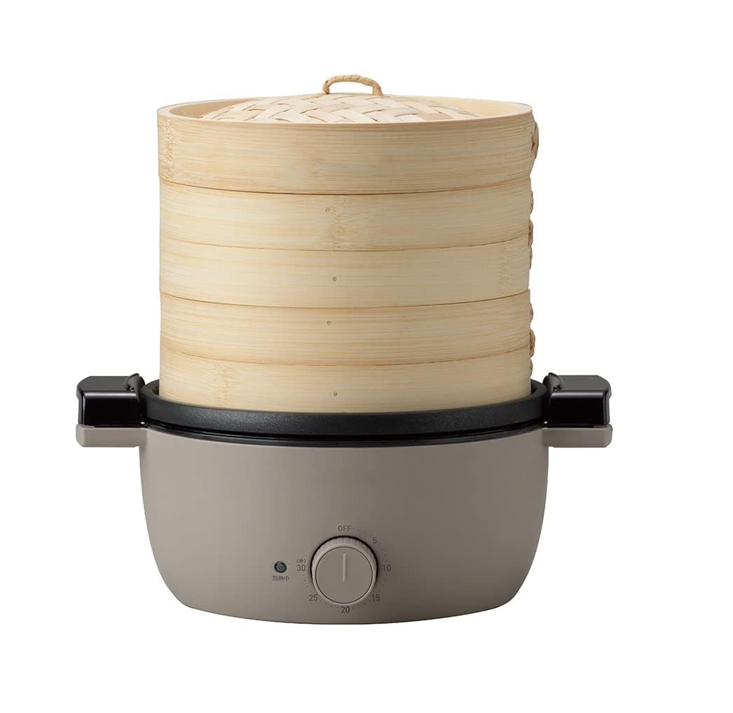 業務用電動蒸し器 楽天市場】蒸し器 24L 大容量 電気蒸し器 3段 多機能 スチーム