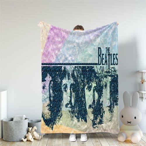 CHEWYZ Couverture 3D The Beatles Couverture surdimensionnée Chaude Super Douce pour Adulte avec Flanelle Douce Anti-Boulochage pour Adultes et Enfants Impression 3D Couverture Simple 180x200cm - Les Beatles, Paul McCartney, John Lennon, RIngo Starr, George Harrison CHEWYZ Couverture 3D The Beatles Couverture surdimensionnée Chaude Super Douce pour Adulte avec Flanelle Douce Anti-Boulochage pour Adultes et Enfants Impression 3D Couverture Simple 180x200cm