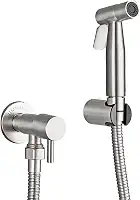 Ducha Higiênica 1/4 Volta Luxo Gatilho Aço Inoxidável 304 Diversas Cores - Brinovar (Prata)