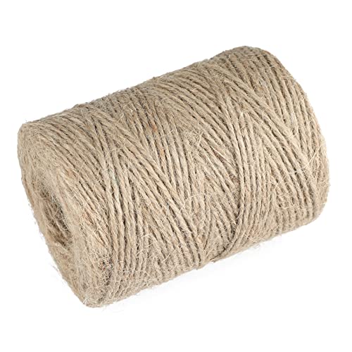 Image of 3mm Jute Twine, 328 Feet Natural Jute Twine String for Crafts, Gift Wrapping, Packing