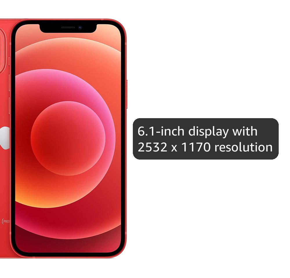 Apple iPhone 12, 64GB, (Product)Red (Renewed) : Amazon.co.uk