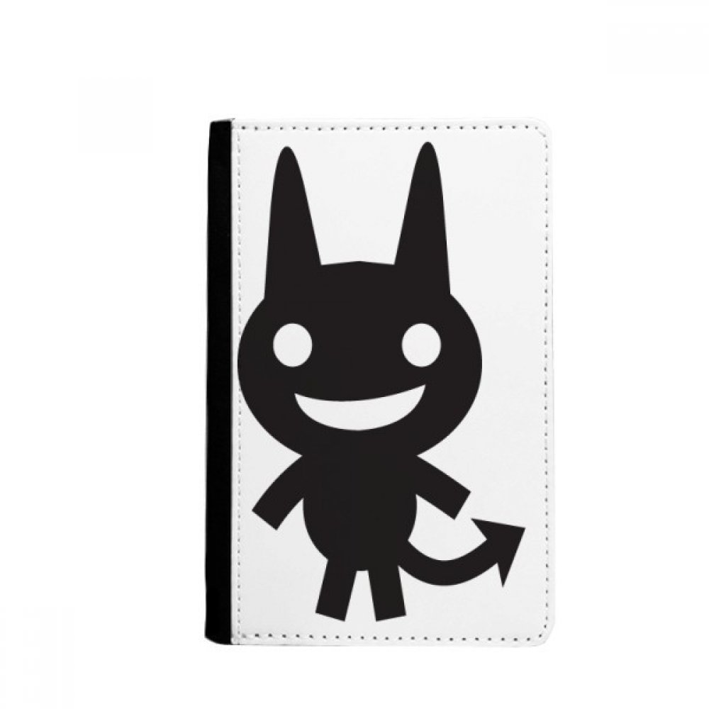 Bat Happy Fear Halloween Passport Holder Notecase Burse Wallet Cover Card Purse