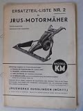 Irus Spezial Motormäher Modell KM - Ersatzteil - Liste Nr.2