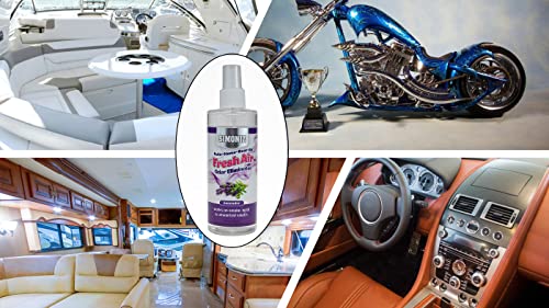 Simoniz - Fresh Air Auto Odor Eliminator 8 Ounce - On-The-Go Car Odor Eliminator Pump Spray - Eliminates Bad Scents & Odors - Home, Pets, Bathroom, Kitchen, Living Room, Car (Lavender) #TOP3