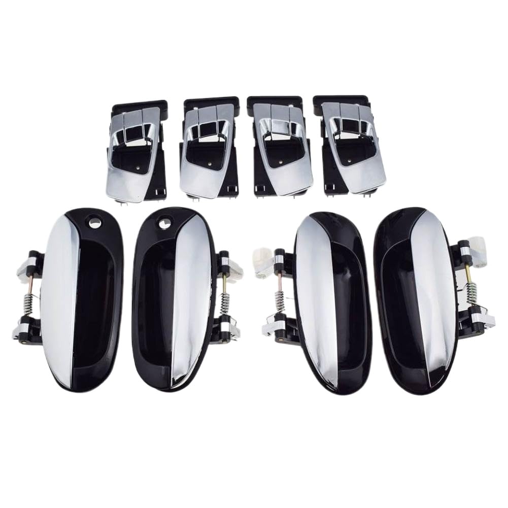 Ketetyknz Onecolor Door Handles Set Compatible With Carens 2002-2006 0K2fa5833044 0K2fa5933044