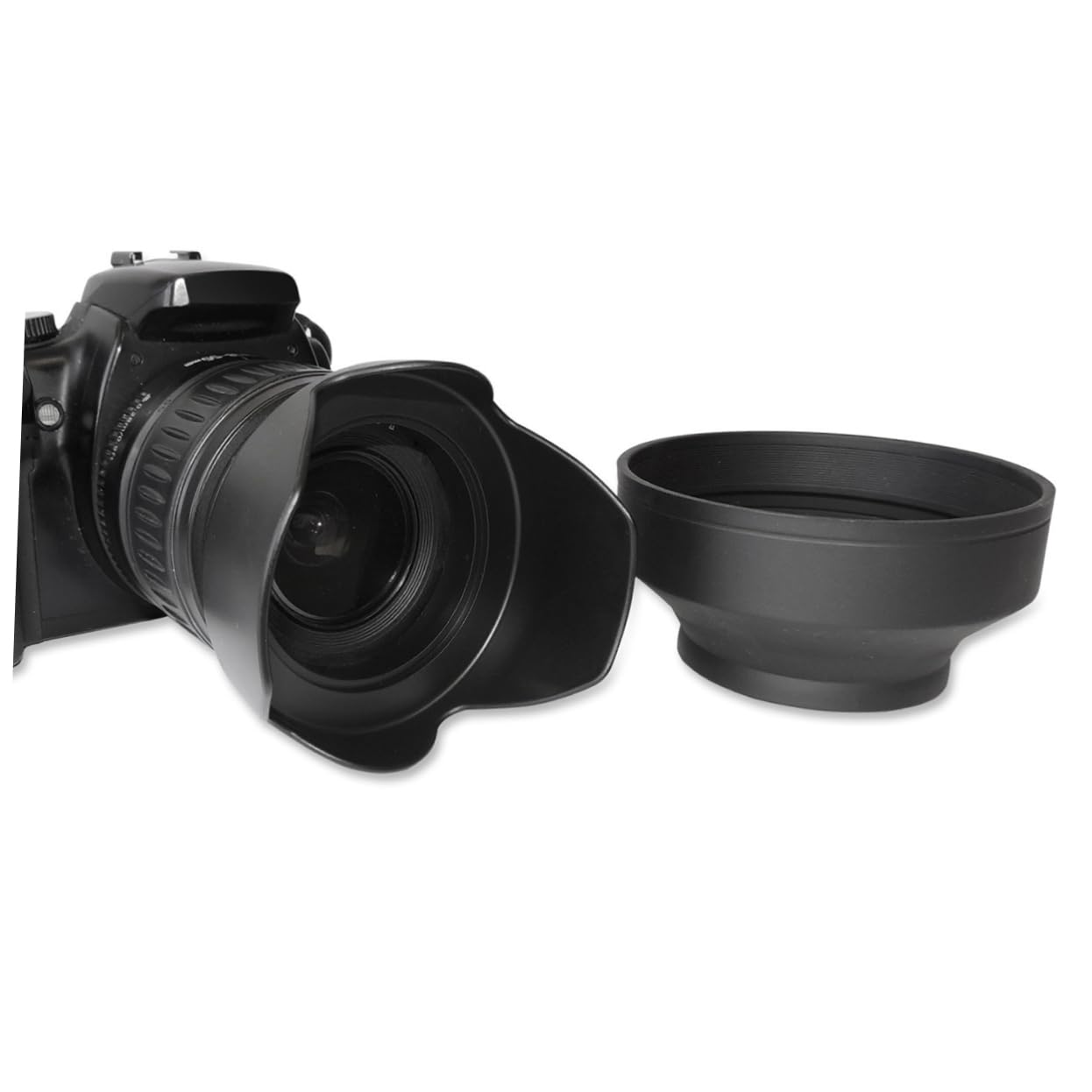 jojofuny Paraluce Per Obiettivo Da 58 Mm Con Panno Per La Pulizia Accessorio Per Obiettivo in Plastica Abs Rigida Facile Da Installare Protegge Dagli Urti