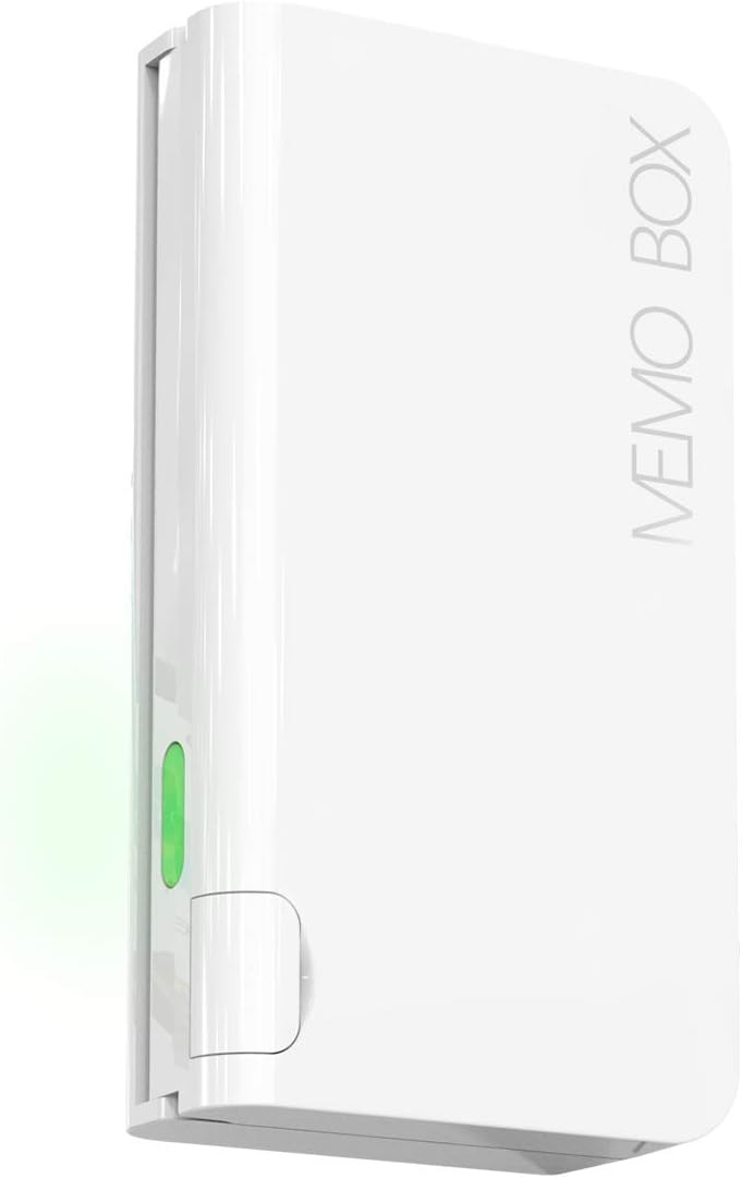 MEMO BOX Mini Smart Pill Box Single Pack, 5060527750043